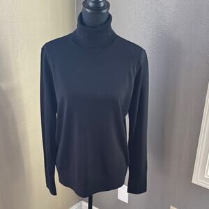 GAP Classic Black Turtleneck Sweater